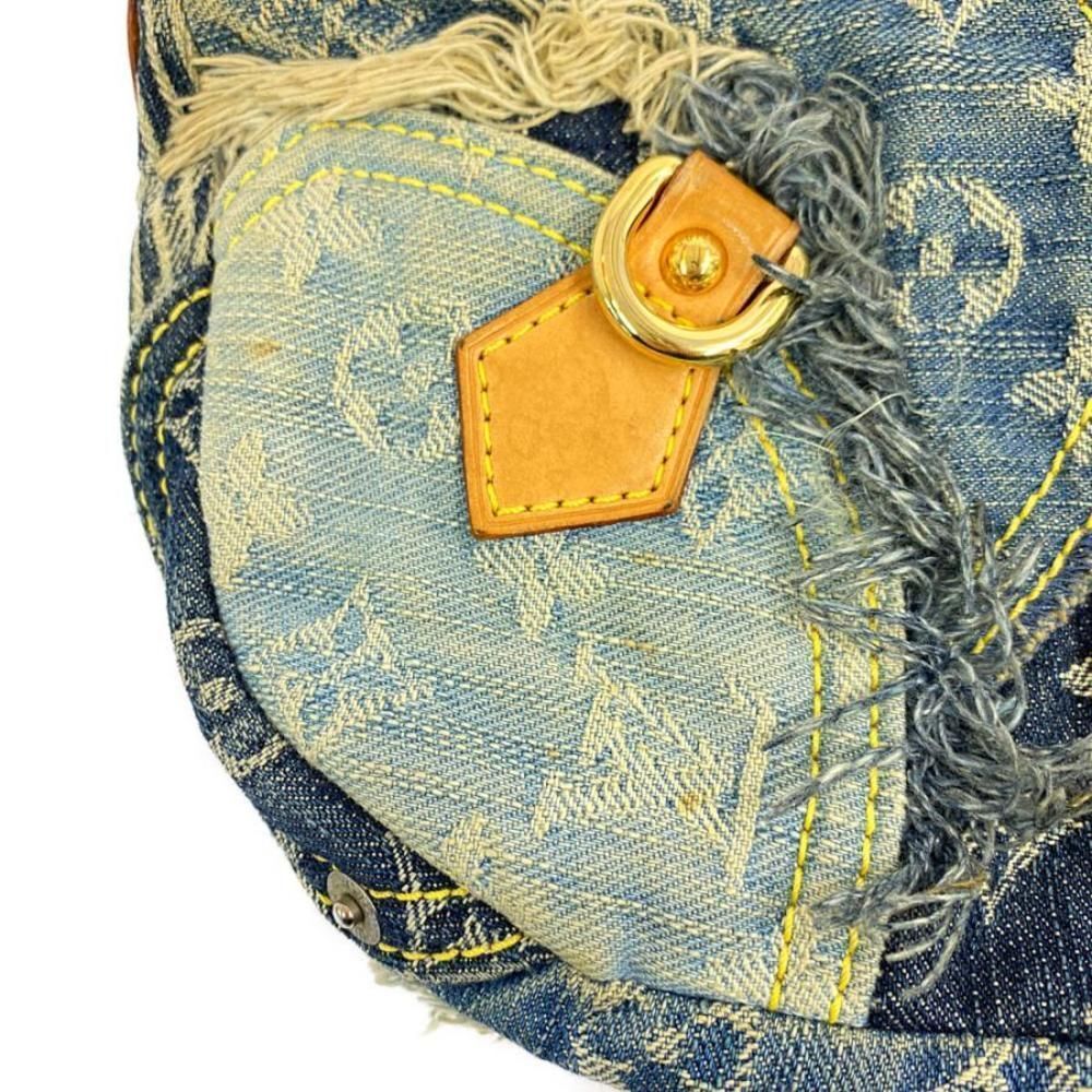 Louis Vuitton Monogram Denim Patchwork Pouchy Sho… - image 7